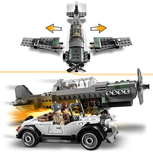 Indiana Jones Escape from the Fighter Plane (77012) - 3 Minifigures Multicoloured