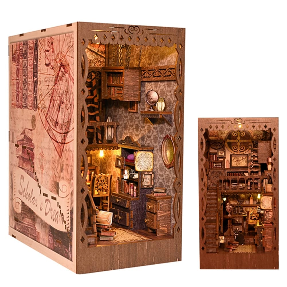3D Wooden Book Stand Puzzle - 1：24