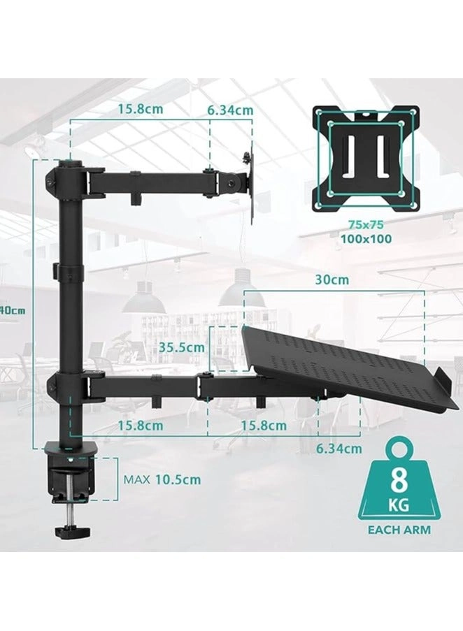 Dual Monitor Stand - 32 inch 75mm x 75mm 100mm x 100mm