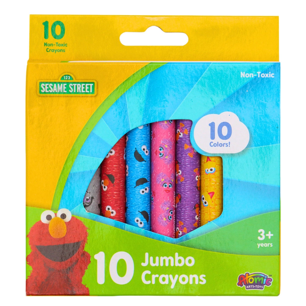 Jumbo Crayons - 10 Pcs