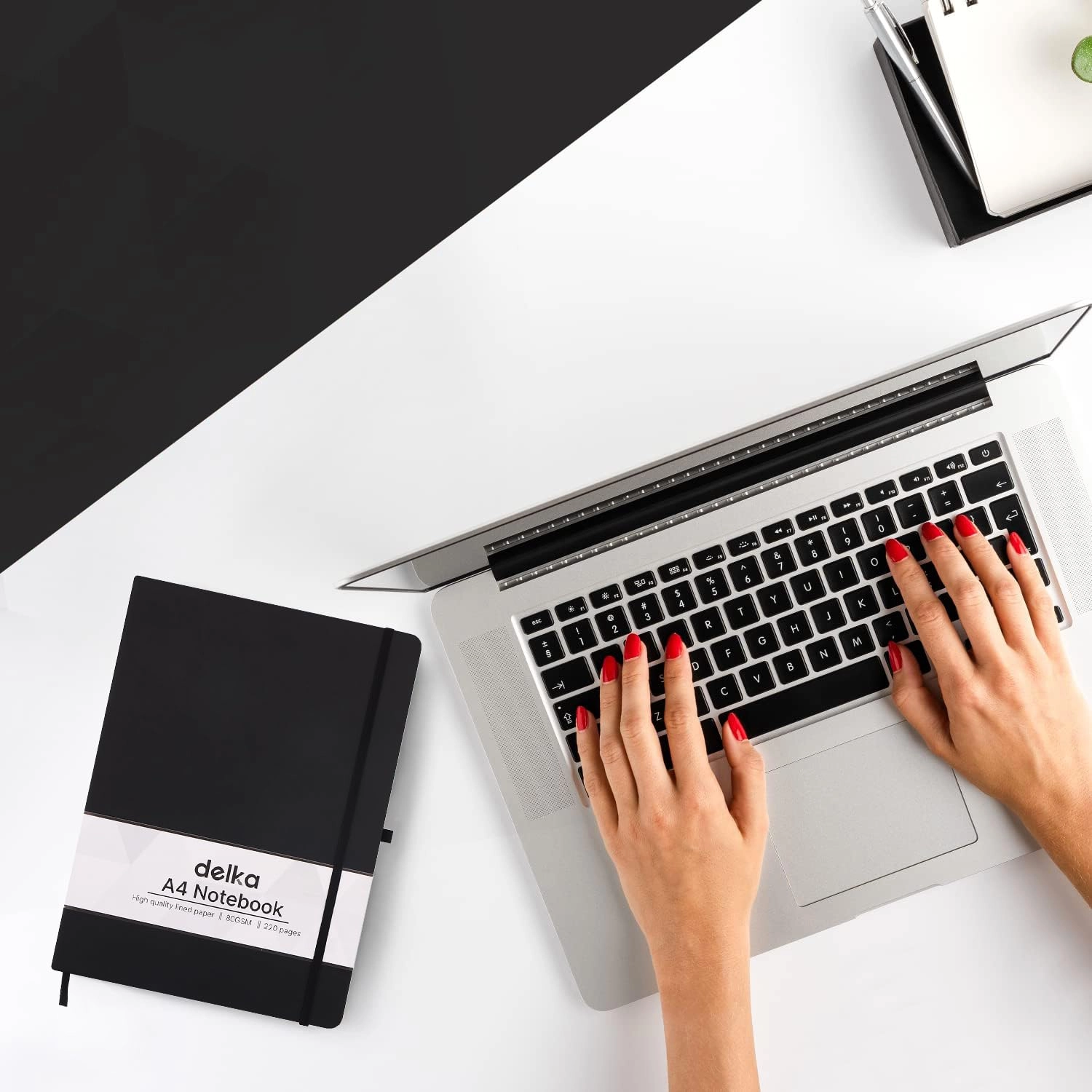 A4 Notebook A4 Hardcover - Lined 80 Sheets