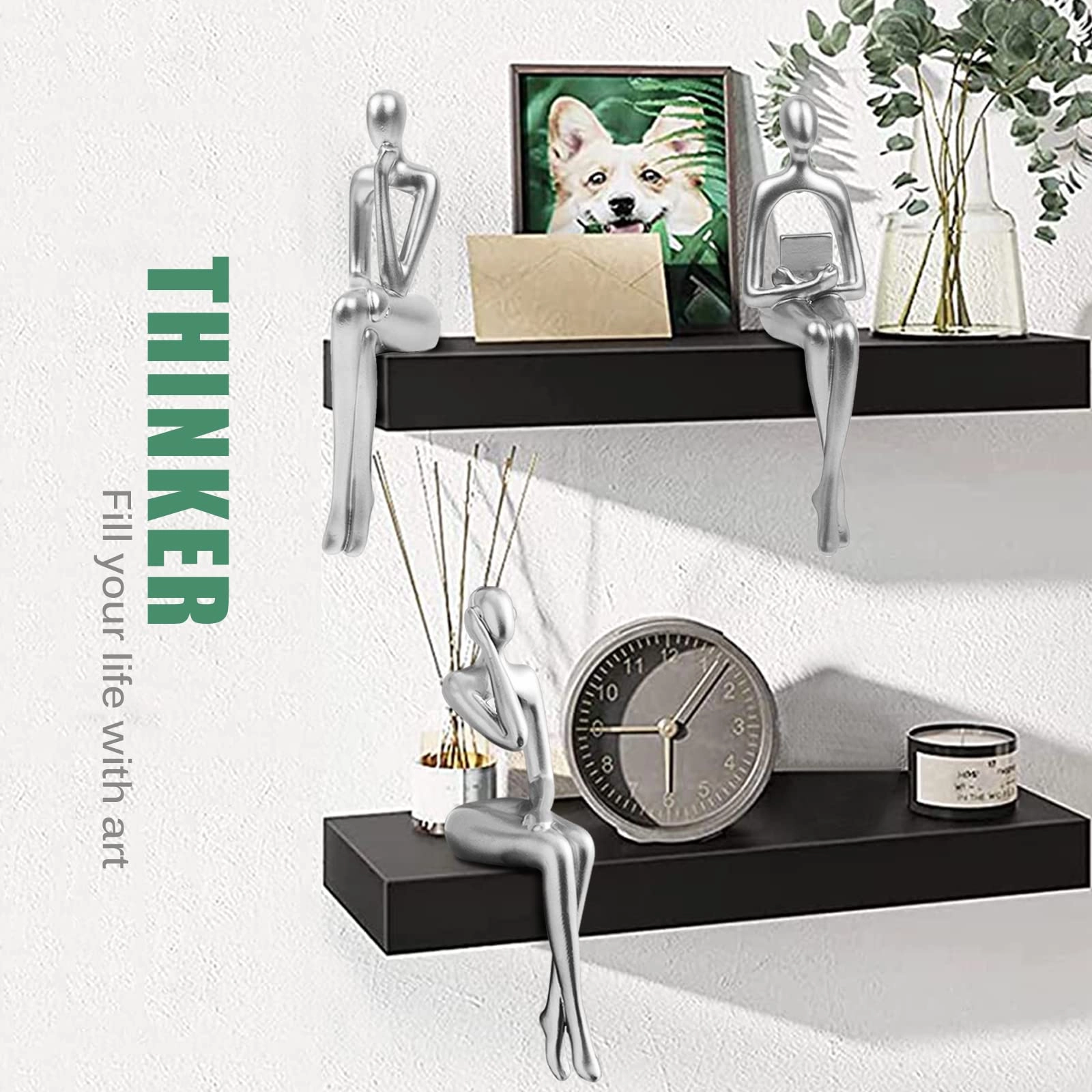 Thinker Statues - Resin