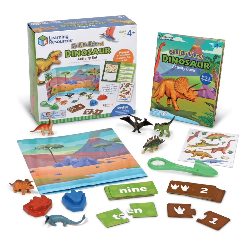 Learning Resources Skill Builders! Dinosaur Learning Set - 4+ 30 pieces