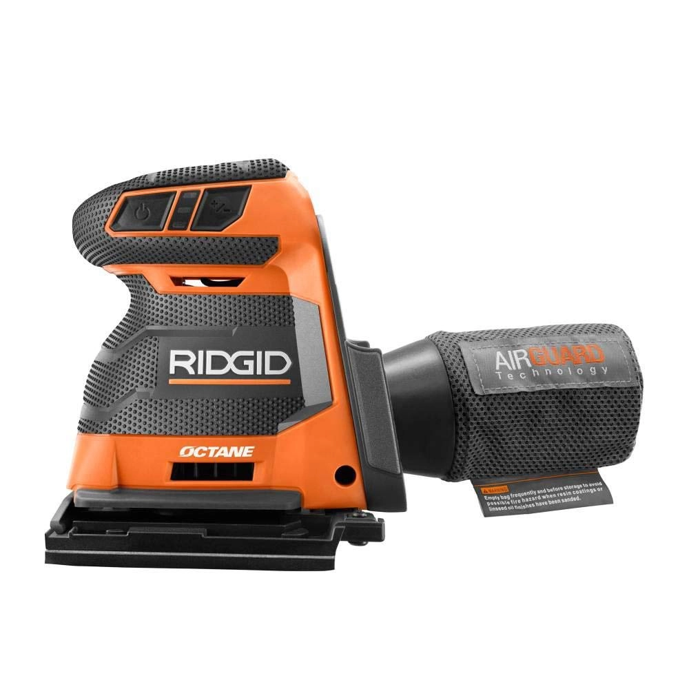 OCTANE - 18-Volt Cordless Brushless 3-Speed 1/4 Sheet Sander