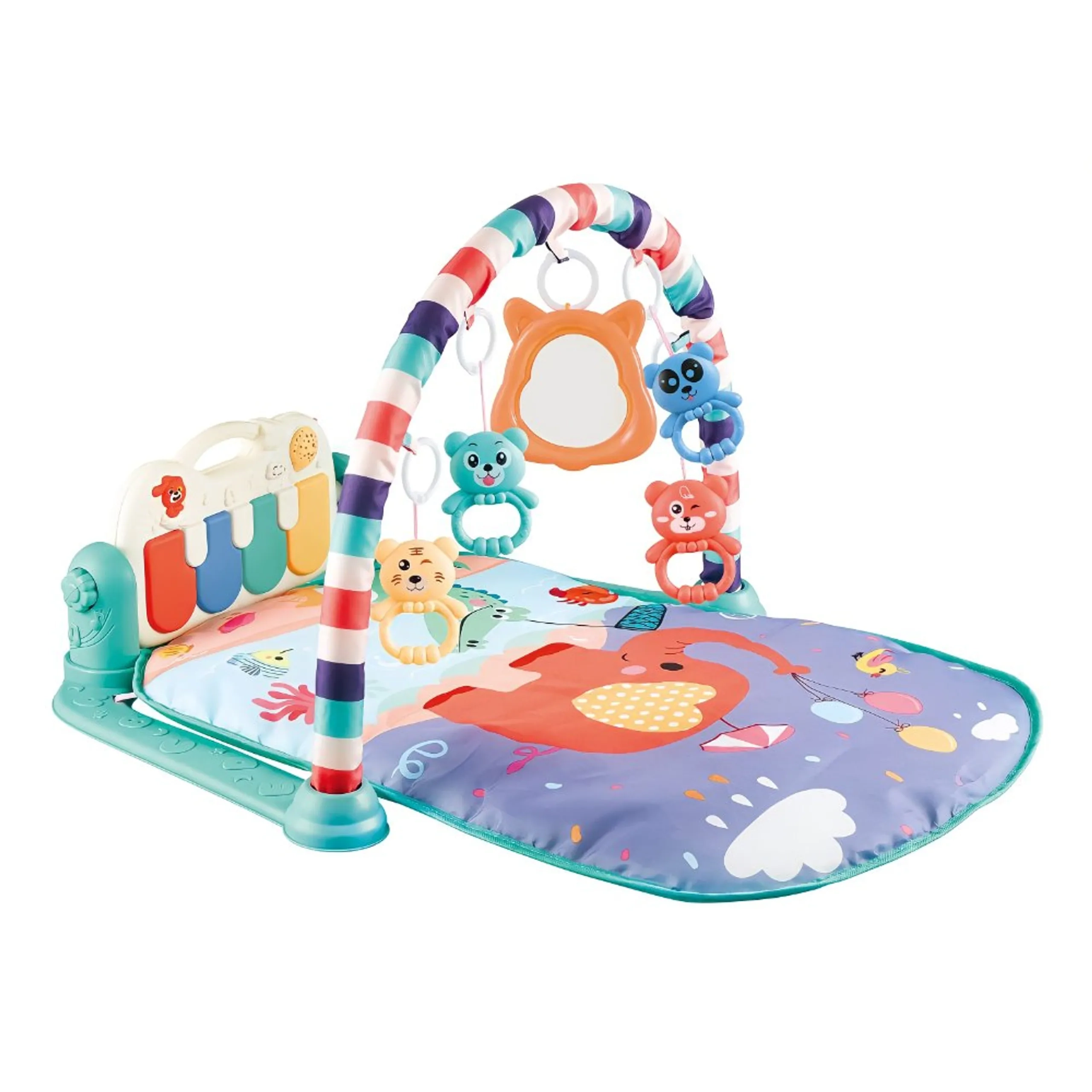 Factory Price Monkey Hat Pedal Piano Activity Play Mat - 2+