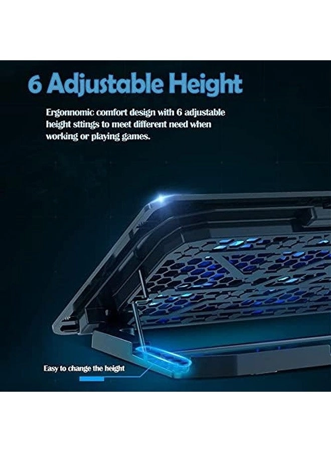 Laptop Cooling Pad - 6 fans 12-17 inch