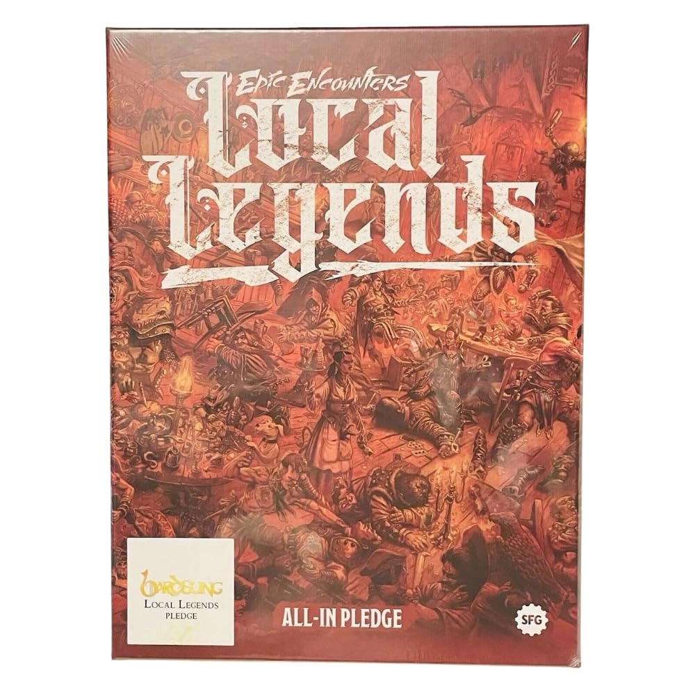 Steamforged Games Epic Encounters - Bardsung: Local Legends Pledge - 38 Miniatures 54 Cards