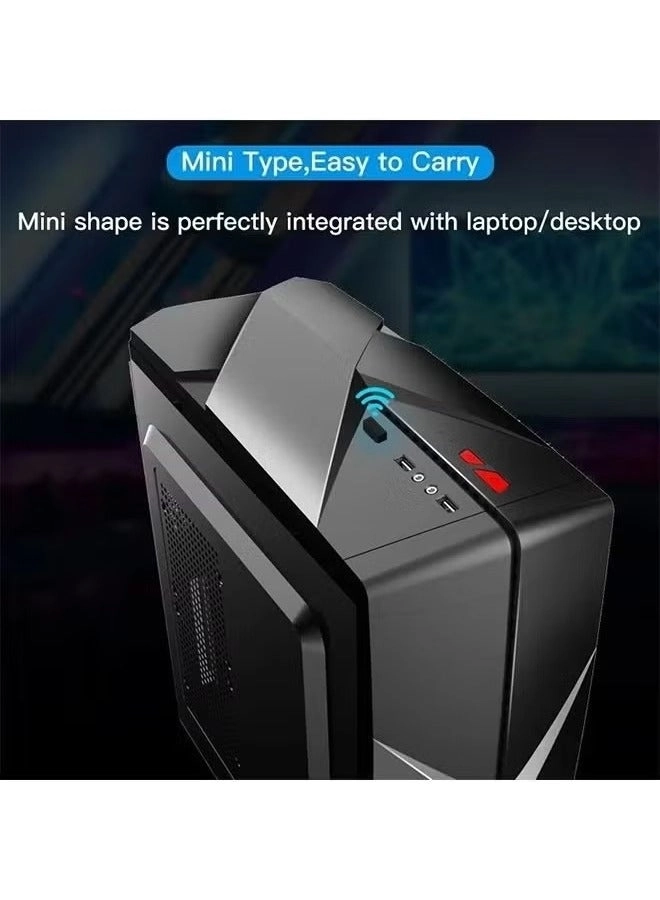 WiFi 6 USB Adapter - Dual-Band 5GHz 2.4GHz USB Wireless