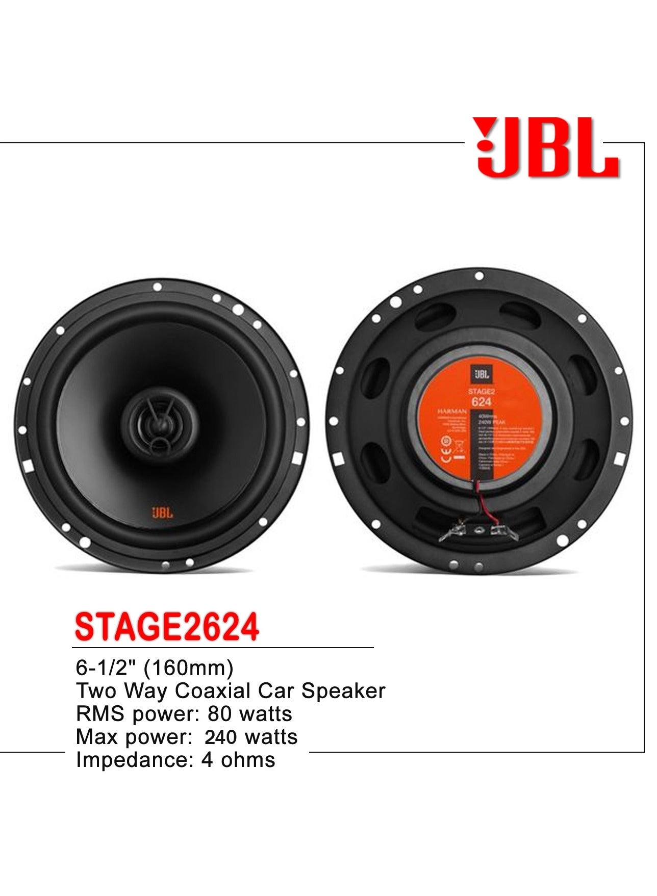STAGE2624 - 16,60 cm 2-way coaxial