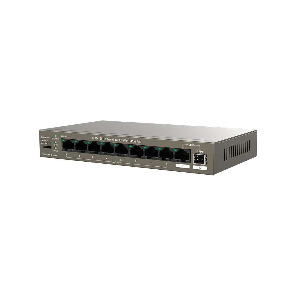 TEG1110PF-8-102W 10-ports