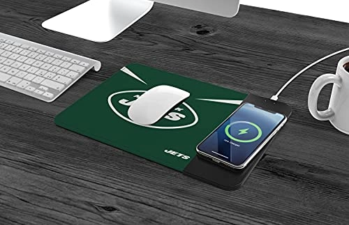 NFL Wireless Charging Mouse Pad - 22.86x9.91 cm