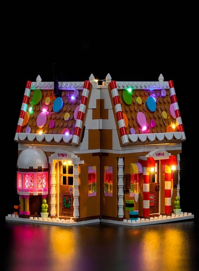 LED Lighting Compatible with Lego 40809 - Festive Gingerbread House Light Kit
