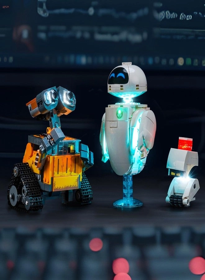 Brickshining LED Lighting Compatible with LEGO 43279 Pixar Wall-E & EVE