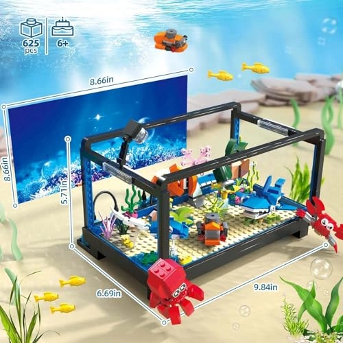 Aquarium Building Kit - 625 pcs