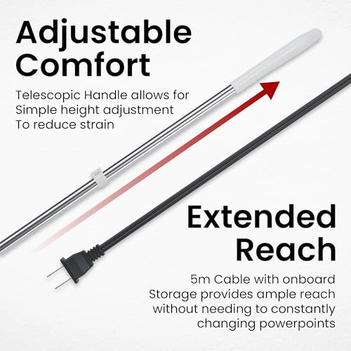 Electric Steam Mop - 15-in-1 3 steam modes