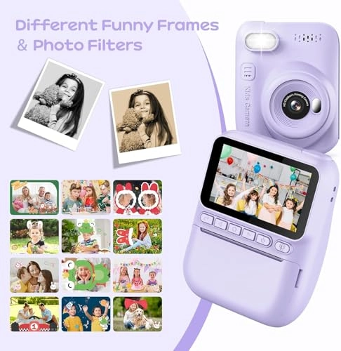 Kids Instant Camera - 3.0 Inch 14MP 1080P