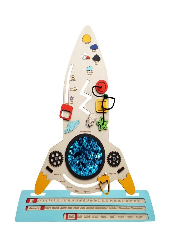 THE FUNNY MIND Space Shuttle with Launch Pad Busy Board