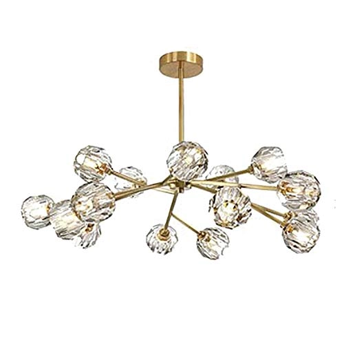 Molecular Crystal Chandelier - Copper 15 heads