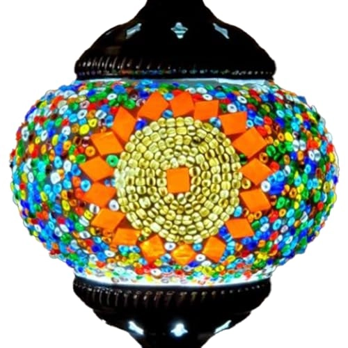 Moroccan Turkish Mosaic Pendant Ceiling Lamp - E27 13cm 80cm