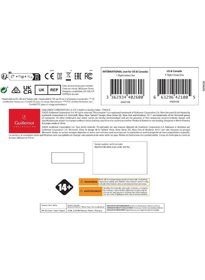 T-Flight Hotas One Flight Stick - PC, Xbox