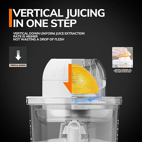 Electric Citrus Juicer - 850 watts 600 Milliliters
