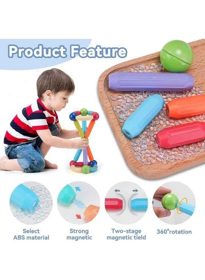 Magnetic Sticks Building Blocks - Construction 84 pcs