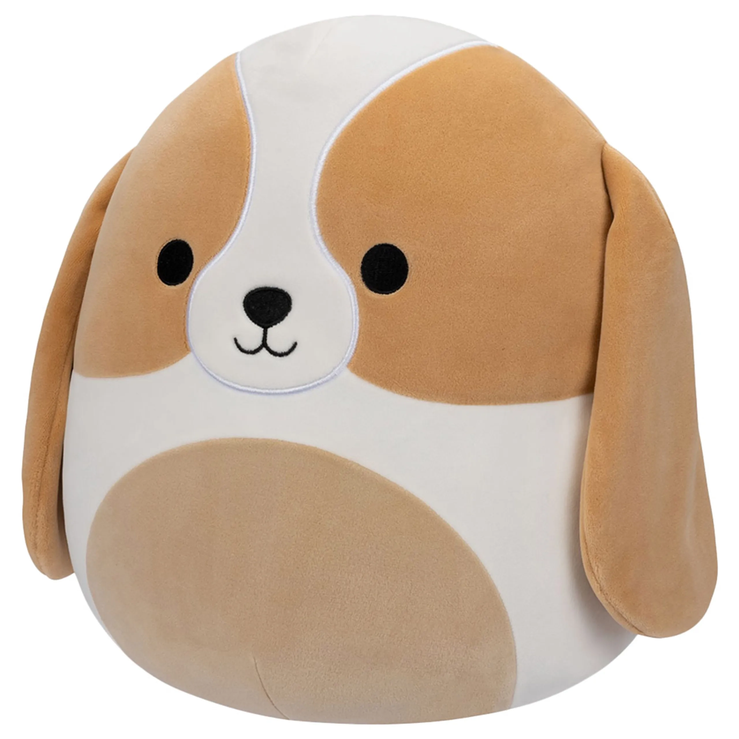 Squishmallows Adela Basset Hound - 12-Inch Brown/White Plush Toy