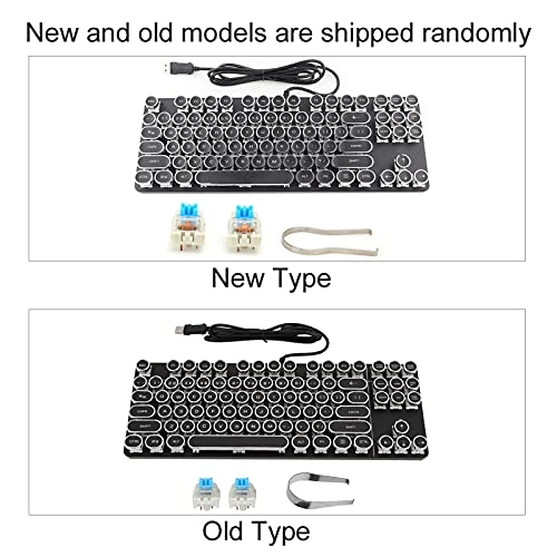 Retro Mechanical Gaming Keyboard - Wireless