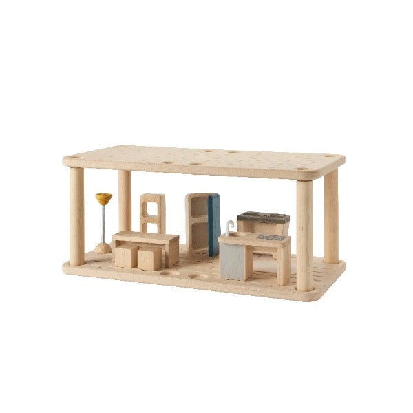 Planspace Kitchen And Dining Flat Set - 9 Pcs (6419737-7615)