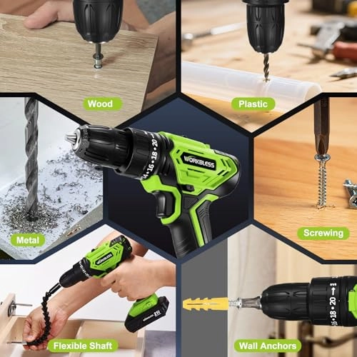 Cordless Drill - 2.0Ah 21V