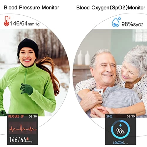 Smartwatch - Oxygen Blood Pressure Heart Rate Monitor