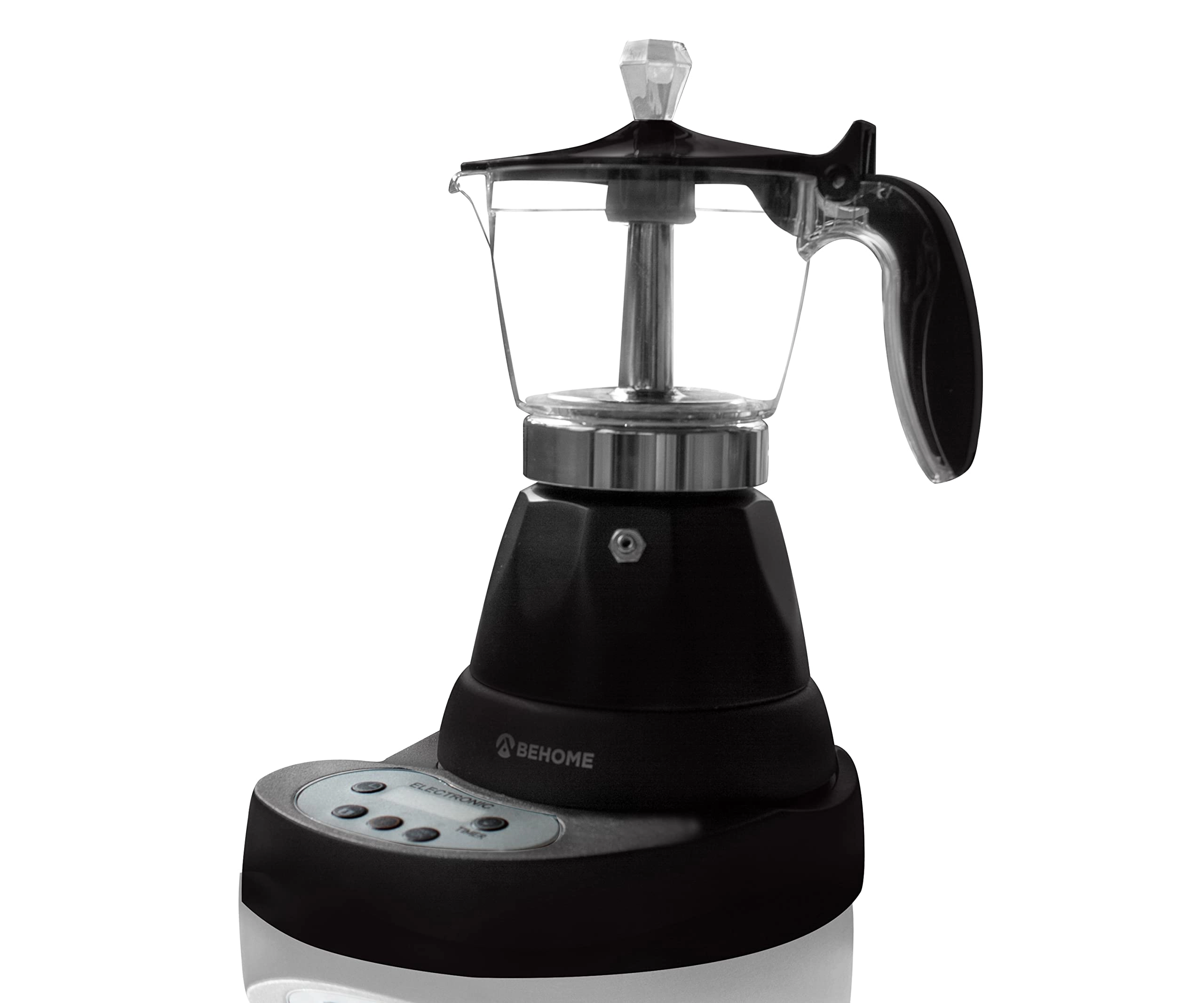 BEHOME Moka Espresso - 3 Cups Timer Auto Shut Off 300