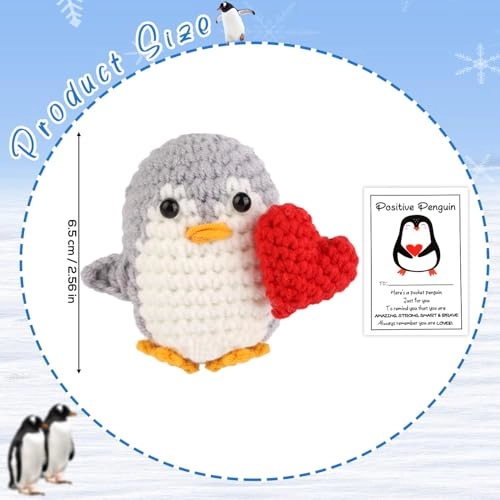 Positive Spider Penguin - 7 cm