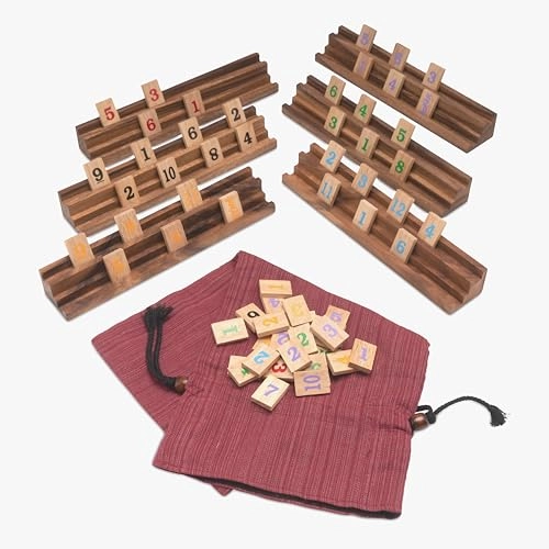 Rummy - Okey - 162 Game Pieces 6 Holders