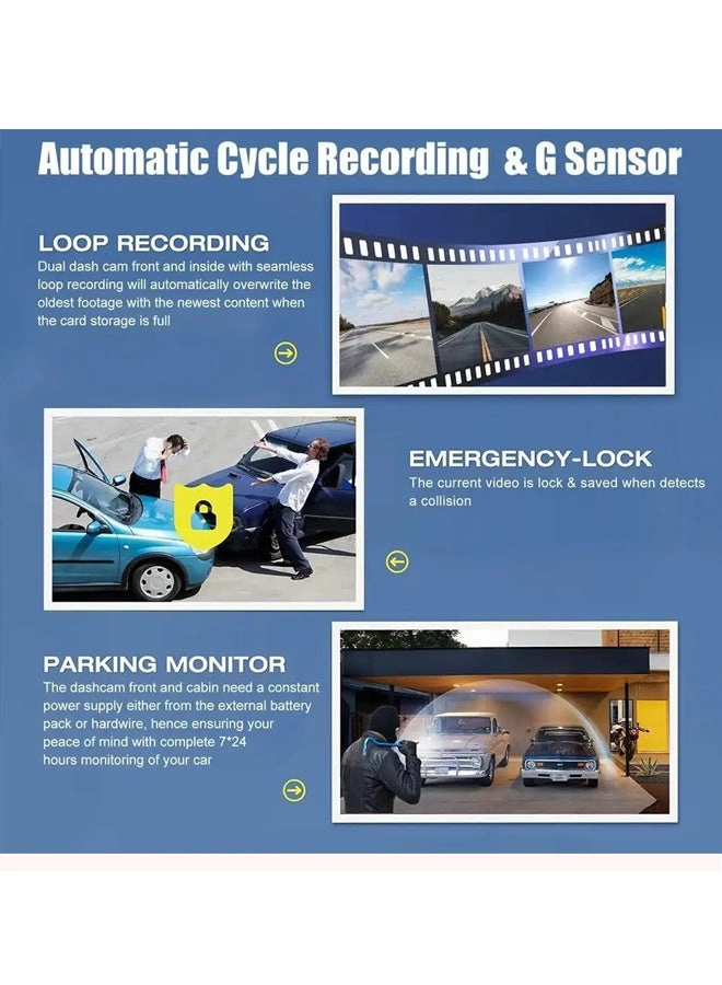 360° Dash Cam - 3840×2160