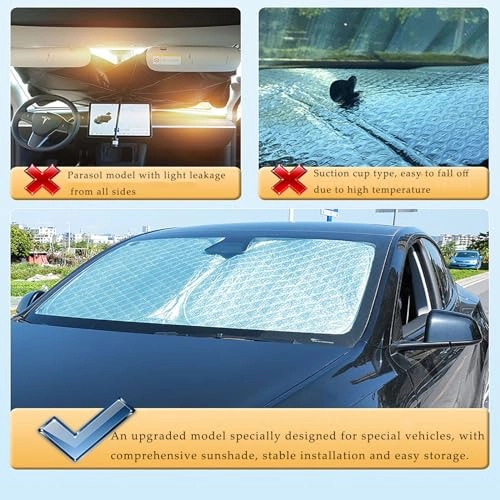 Car Windshield Sun Shade - silver 1 piece(s)