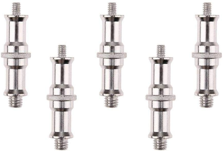 1/4 To 3/8 Inch Metal Male Convertor Threaded Screw Adapter - 5 Pcs Standard