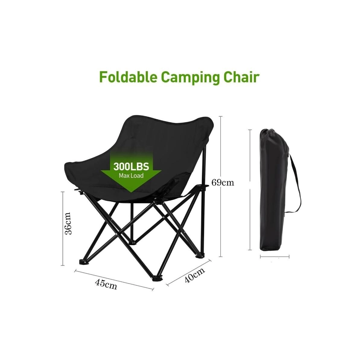 FFD Premium Folding Camping Chair - 150kg
