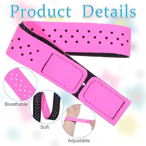 Heart Rate Monitor Band - 3 PCS Black Green Orange-Red