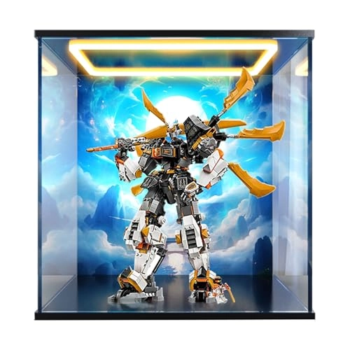 Acrylic display case (71821) - LED 45 x 30 x 45 cm Black