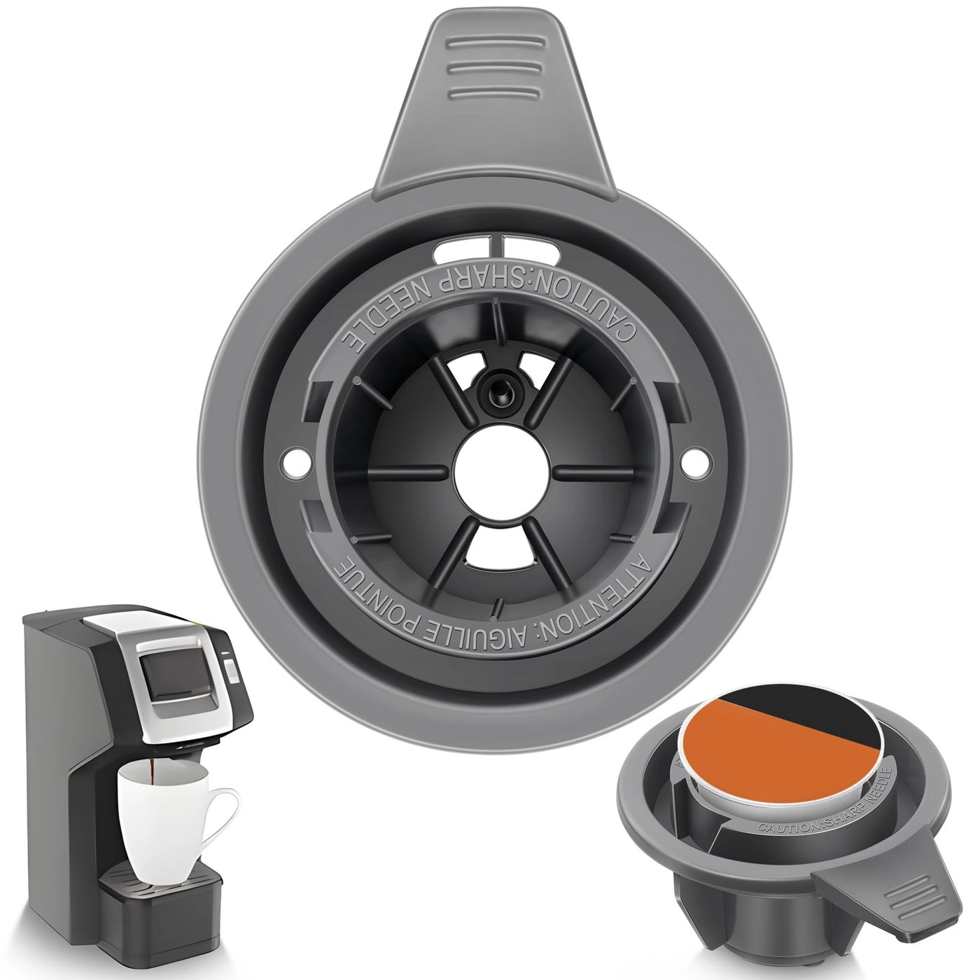 Lanties Bottom Needle Cup Holder Replacement - Compatible with Hamilton Beach FlexBrew 49900 49902 49904 49930 49934 49940 49945 49947 49950 49954 49957 49958 49966 49968 49974 49976 49979