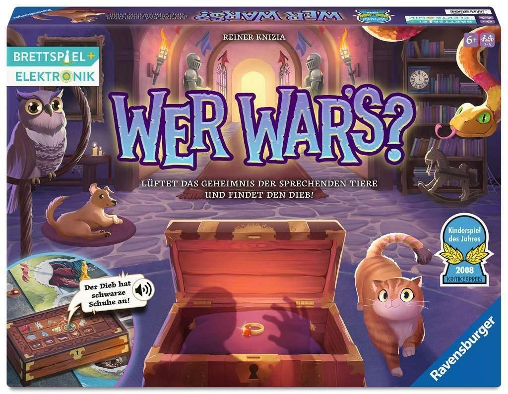 Ravensburger Wer war's? - Kinderspiel: Lüftet das Geheimnis der sprechenden Tiere und findet den Dieb! (German)