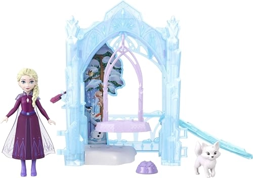Elsa's ICY Animal Hideaway - Frozen Elsa small doll accessories Ages 3+