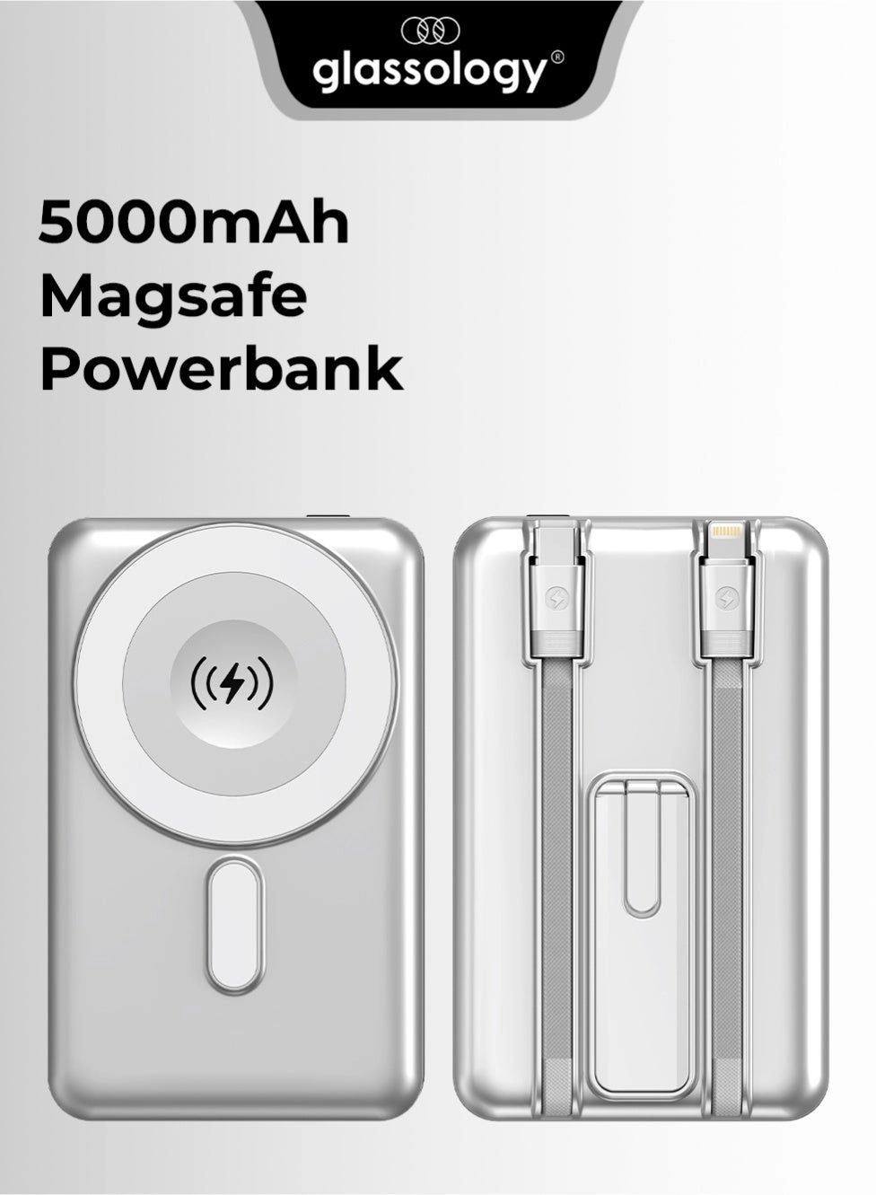 glassology MagSafe Power Bank - 5000mAh