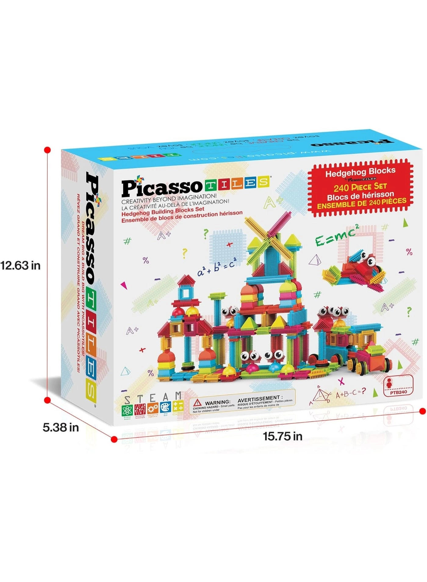 Magnetic Blocks Hedgehog Set - Hedgehog 240pcs