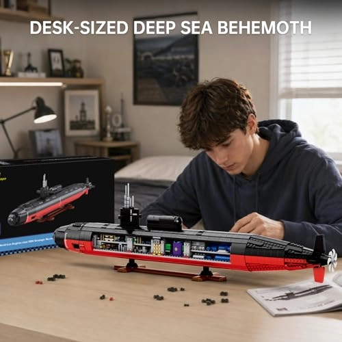 Los Angeles Class SSN Nuclear Submarine - 1:125 Building Set