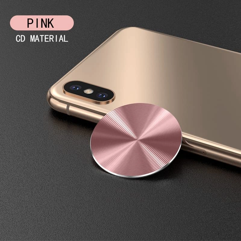 Cute Pink Metal Plates Set