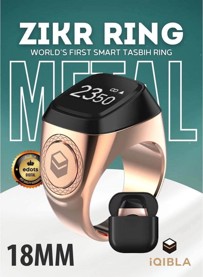 iQIBLA ZIKR RING - Rosegold OLED