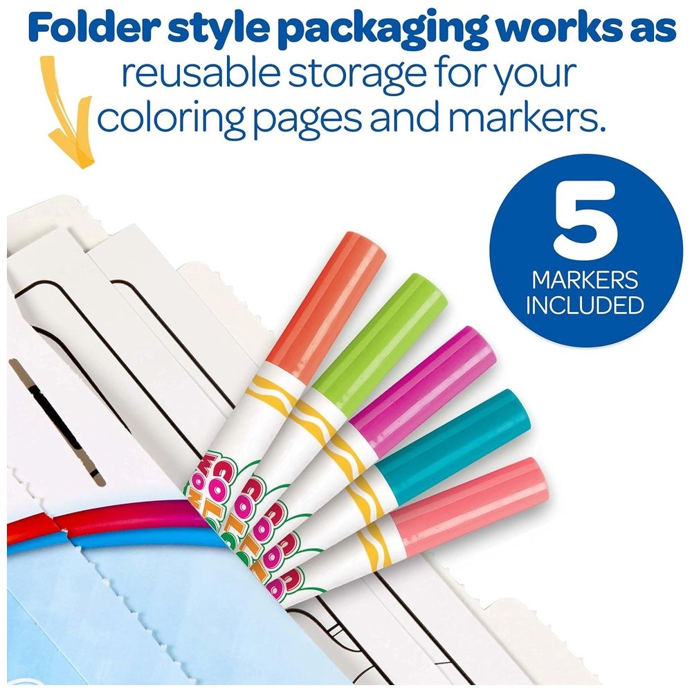 Color Wonder Dinosaur - 18 pages 5 markers