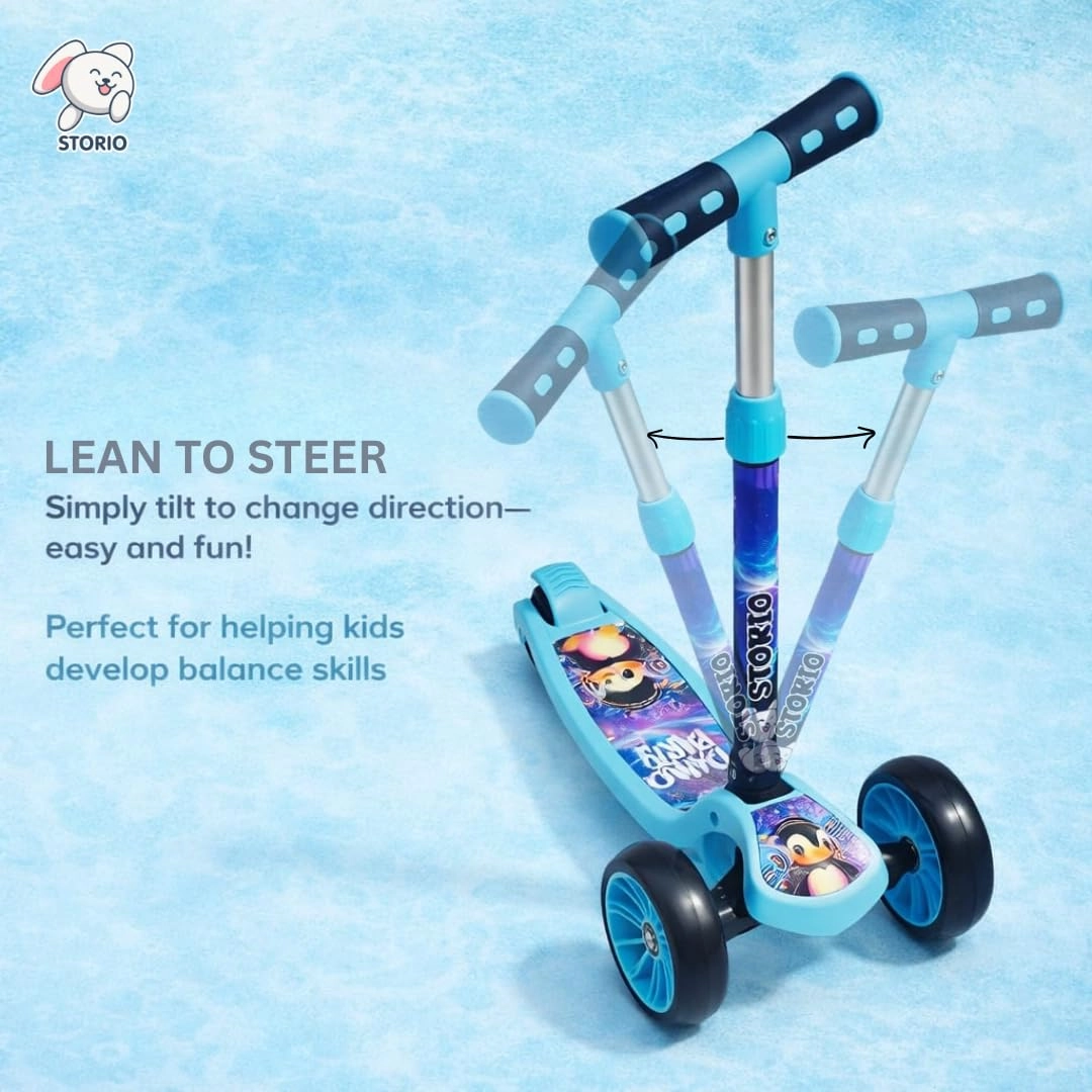 Scooty - 3-Wheel Foldable Adjustable Handle